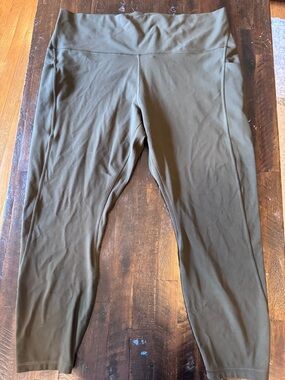 lululemon athletica Olive Green Leggings size 20